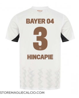 Bayer Leverkusen Piero Hincapie #3 Maglia Gara Trasferta Repliche 2024-25
